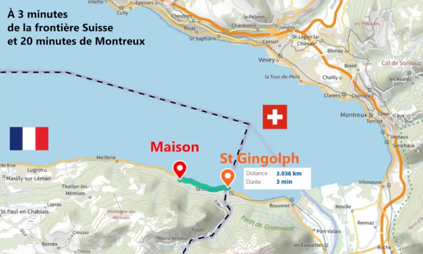 Chez Malou & Hugo Vue Proche Suisse & Stations ! *
